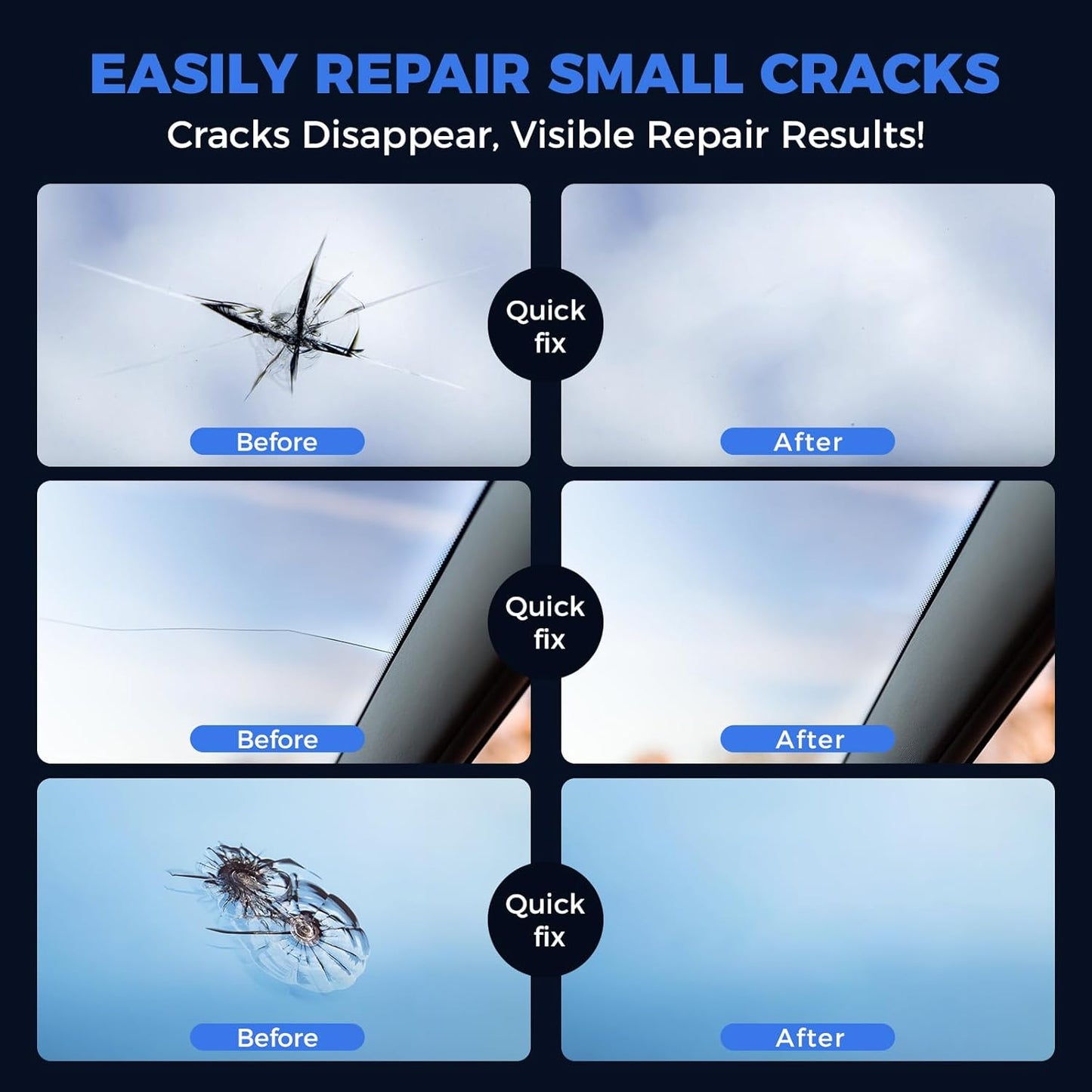 Windshield Crack Repair Kit